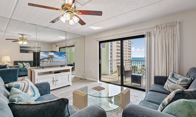 Little Venice Eigentumswohnung | ⭐Spacious 2BR-Walk to Beach-Pool + Tennis Courts-Ocean Terrace Club 601⭐