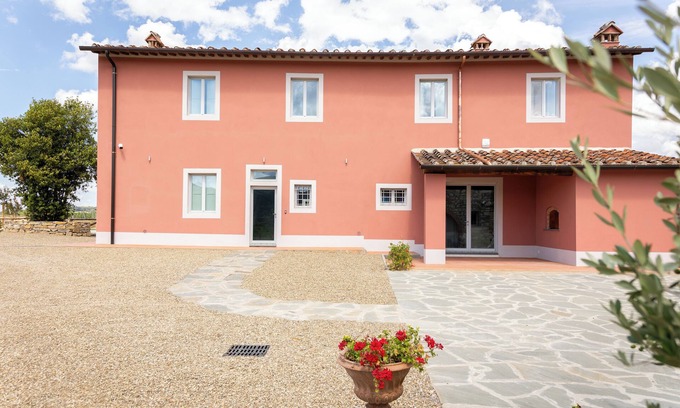 Le Bolle Villa | Castello Vicchiomaggio - Luxurious 5-bedroom villa in Greve in Chianti with AC