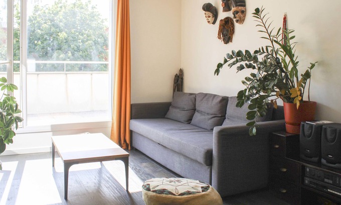 La Courneuve Wohnung | Spacious haven of peace with beautiful decoration