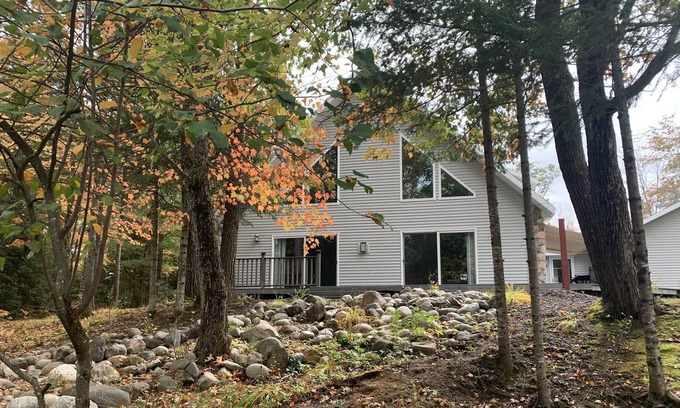 Grayling Haus | Spacious home on 5 acres with wonderful view of the river.