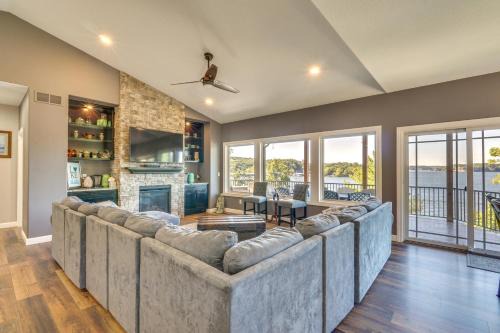 Linn Creek Haus | Spacious Lake of the Ozarks Escape with Deck and Views