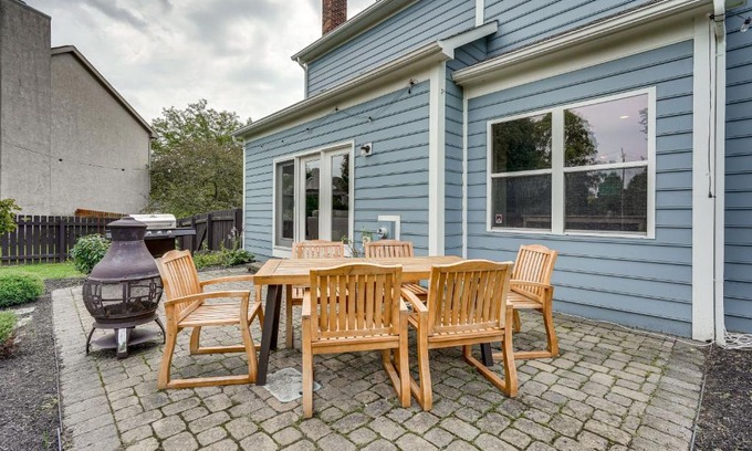 Lewis Center Haus | Spacious Lewis Center Home with Yard and Gas Grill!