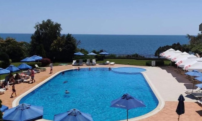 Topola Wohnung | Spacious Studio with a spectacular sea view and swimming pool with mineral water
