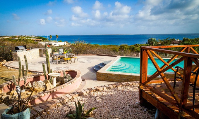 Sabadeco Villa | Spectacular Ocean view with access to private pier swim,dive and snorkel