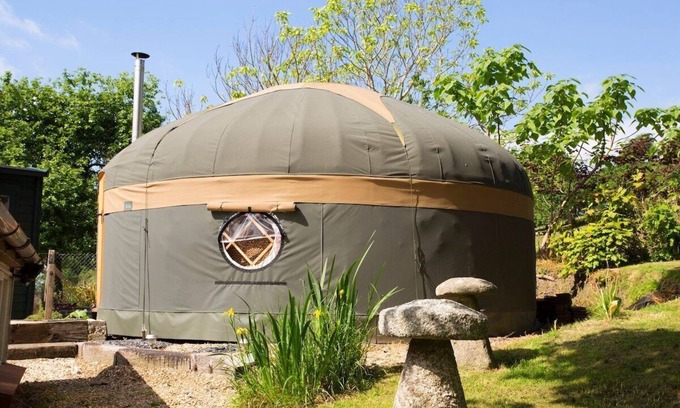 Glastonbury Wohnmobilvermietung | Jurte-Eigenes Badezimmer-Komfort