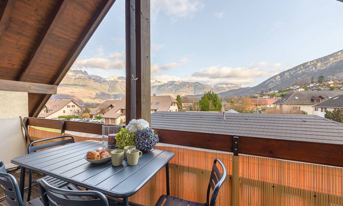 Saint-Jorioz Wohnung | ST JORIOZ - Le Côté Tournette, cosy 2ch