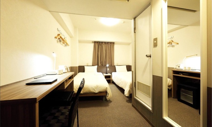 Aoba Ward Hotel | Standard twin room without meals plan / Sendai Miyagi