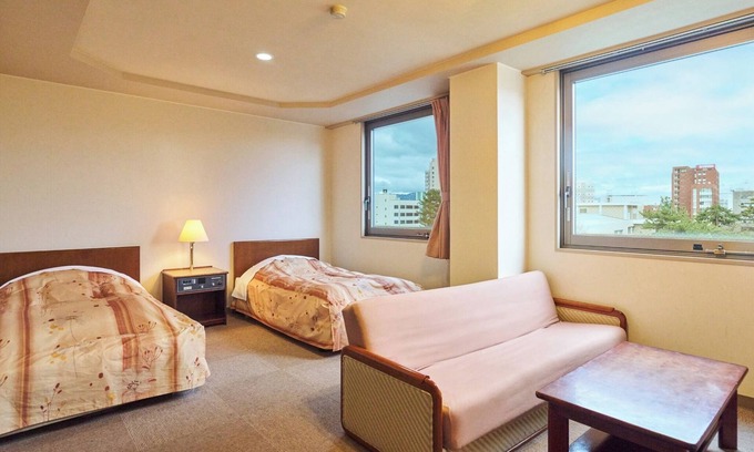 Ote Hotel | Standardroom without meals Deluxe twin on the Fukui castle ruins side / Fukui Fukui