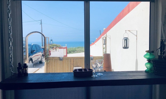 Foz do Arelho Wohnung | Star💫room ocean views, walking distance to beach