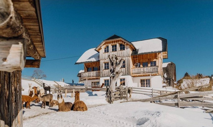 Gossenberg Wohnung | Stoderblick - DZ mit Dusche, WC - Klausnerhof