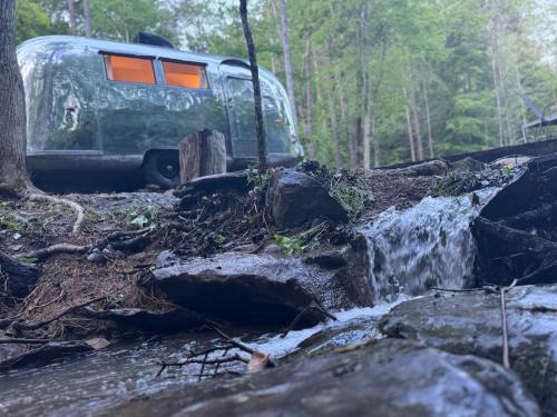Cosby Haus | Streamside Shinytiny Airstream In The Smokies