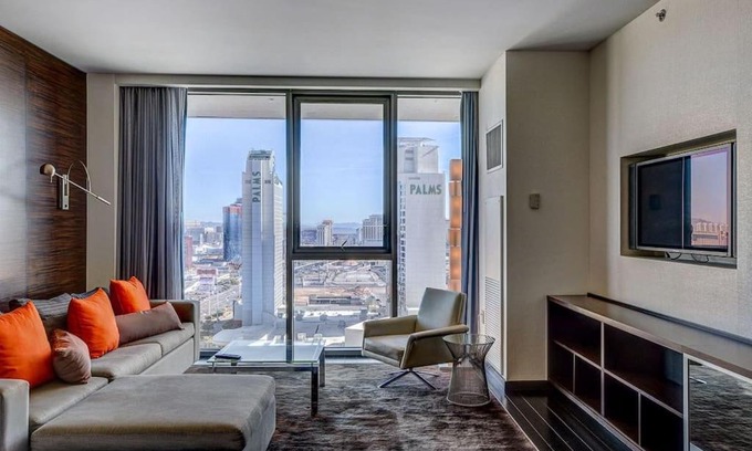 Las Vegas Wohnung | Strip View Luxury Studio No Resort Fee Palms Place