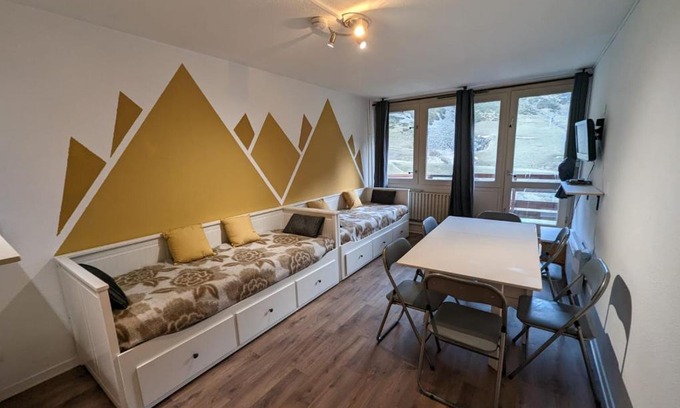Bagneres-de-Bigorre Wohnung | Studio 1 pièces avec balcon pieds des pistes la mongie tourmalet