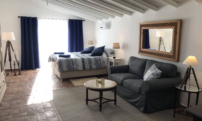 Fonte do Bispo Wohnung | Studio apartment with two patios and pool