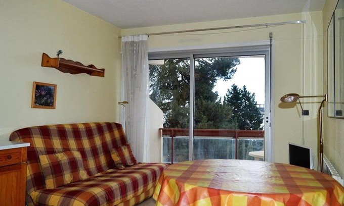 Font-Romeu-Odeillo-Via Wohnung | Studio Cabine Sud avec Parking, à 300m du centre de Font-Romeu - FR-1-580-31
