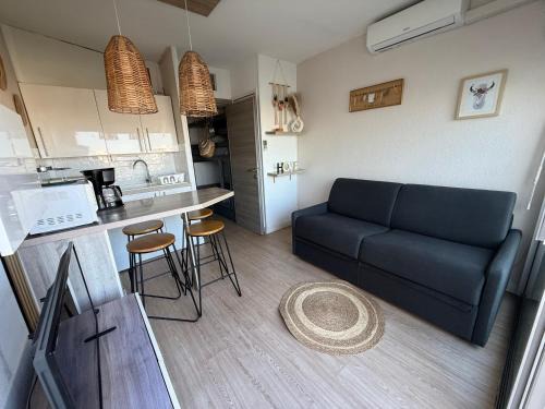 Carnon-Plage Wohnung | Studio Cabine Vue mer et Port