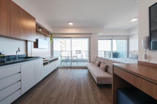 Butanta Wohnung | Studio completo com vista panorâmica - River One