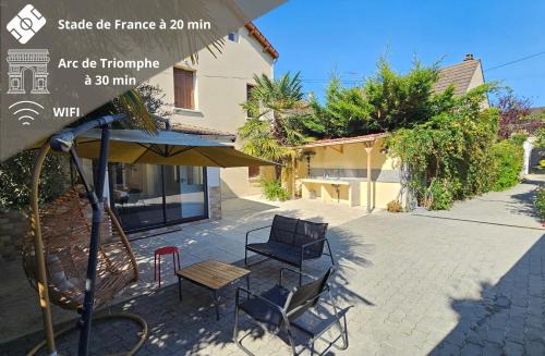 Stains Wohnung | Studio cosy et lumineux proche Paris et Stade de France