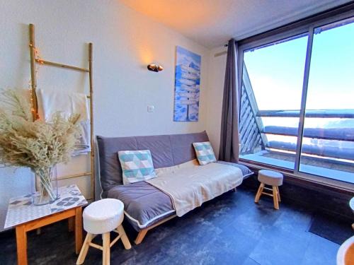 Piau Engaly Wohnung | Studio cosy pour 4 à Piau-Engaly, balcon, vue pistes - FR-1-457-371