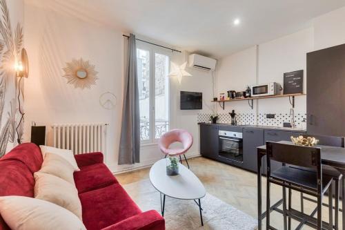 Quartier de la Plaine-de-Monceaux Wohnung | Studio cosy proche de l'Arc de Triomphe - 2P
