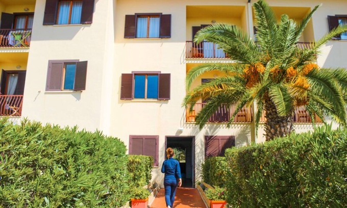 Fonte Blanda Haus | Studio in einer Ferienanlage mit Pool
