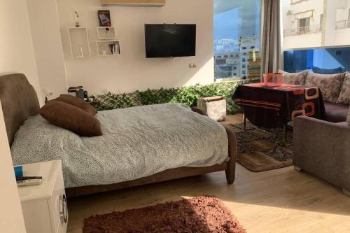 Quartier Mozart Wohnung | Studio meublé à Tanger, 3mn de la plage à pied.