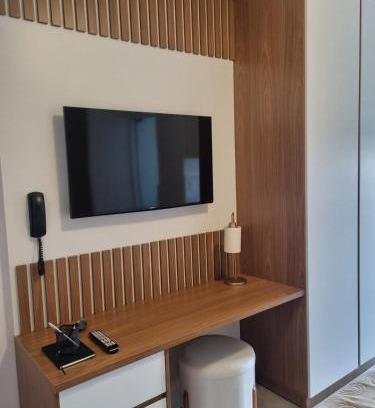 Fabricas Wohnung | Studio novo com ambiente acolhedor