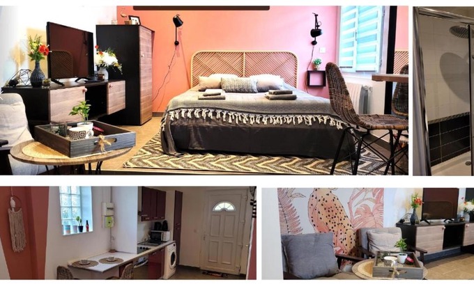 Vemars Wohnung | studio Orange - Parc Astérix - Mer de Sable - Villepinte - Aéroport CDG