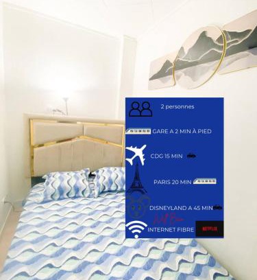 Arnouville Wohnung | Studio près de Paris Aeroport CDG 2 minutes de la gare