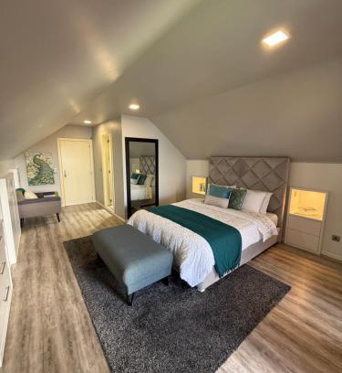 Canhas Wohnung | Studio privado com vista mar e montanha