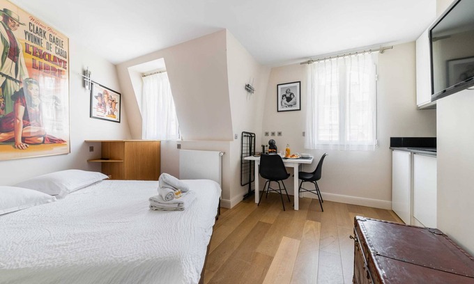 Quartier de la Plaine-de-Monceaux Wohnung | Studio refait a neuf metro pereire paris 17 - 2P