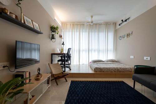 Pashan Wohnung | Studio Sama I Curated Studio Apartment with Sunrise View