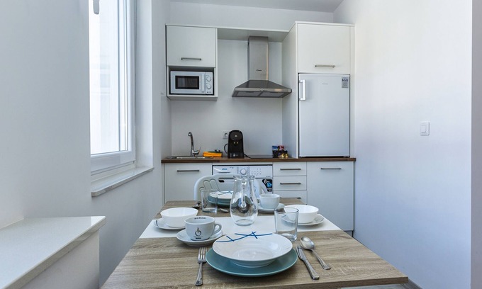 Muxia Wohnung | Studio view square cabo da vila downtown Muxia