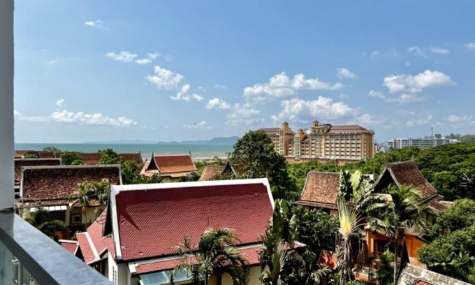 Na Chom Thian Wohnung | Studio with a view of the sea