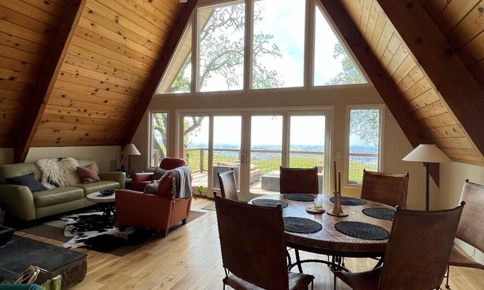 Penngrove Haus | Stunning A-frame on private vineyard with world class sunsets. Great for groups!