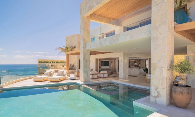San Jose del Cabo Villa | Stunning Beachfront Villa w/ Gourmet Chefs, Butlers, Chauffeur, Yacht, Gym and m