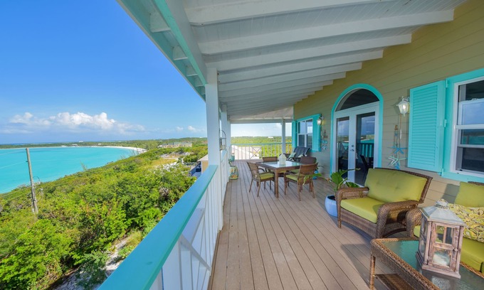 Great Exuma Haus | Atemberaubender Meerblick, erstklassige Unterkunft - jetzt mit wunderschönem Pool und Deck