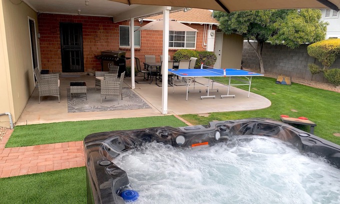 Scottsdale Estates Ten Haus | Stylish 3BR/3BA Retreat w/ Private Spa, 2miles to Old Town