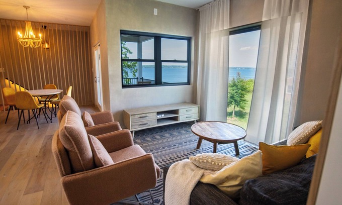 Morganza Haus | Modernes Haus am Wasser, tolle Aussicht, Sauna, Whirlpool, 1 Stunde bis DC