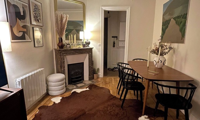 Flandres Wohnung | Stylish Parisian apartment