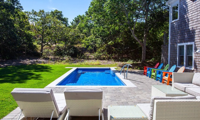 Campground Landing Haus | Summersweet - Dog Friendly 4 Bedroom with Pool, 2 Min Walk to Beach