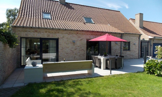 Lampernisse Villa | Villa in Diksmuide mit Garten, Sauna