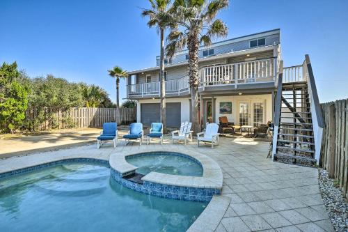 Flagler Beach Haus | Sunny Florida Home with Decks and View, Steps to Beach