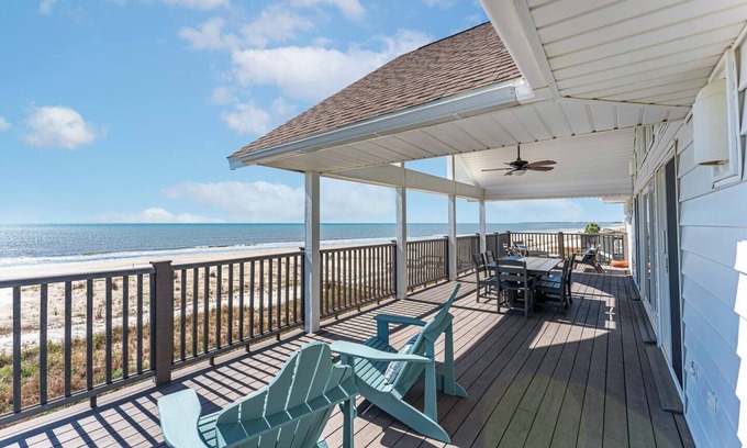Port St. Joe Eigentumswohnung | SunScape: 4BR Top-Floor Condo, Beachfront, Deck, Pool/Spa, Pet-Friendly