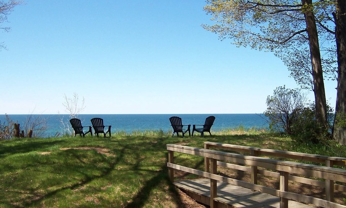 Holland Haus | Sunset Evenings with Unbelievable View of Lake Michigan with a Private Beach