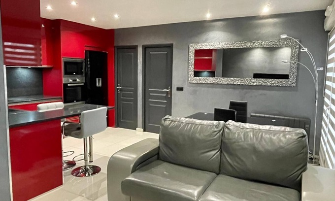 Vaires-sur-Marne Wohnung | Superbe F2 Standing en rdc Parking Paris/disney