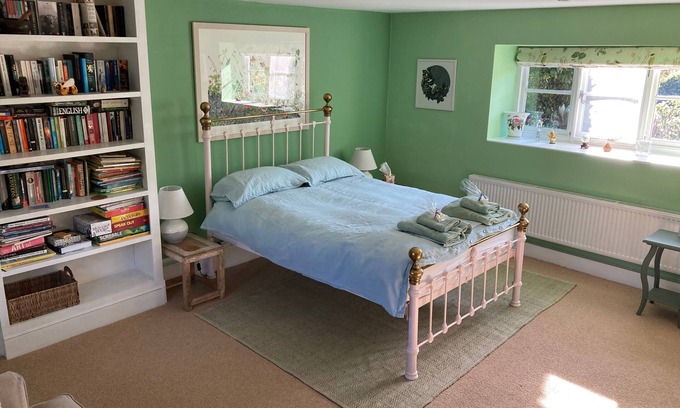 Cricket Malherbie Bed & Breakfast | Doppelzimmer-Superior-Ensuite mit Dusche-Gartenblick-The Green Room