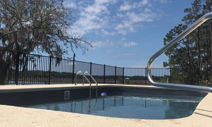 Townsend Haus | Swimming Pool with a River View, minutes from Shellman Bluff Marina & Village.