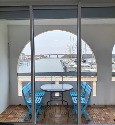 Leucate Wohnung | T2 cabine avec très belle vue sur le port de plaisance