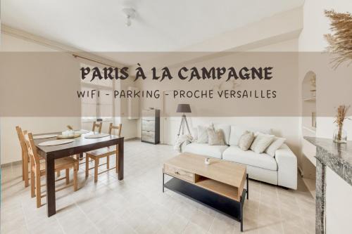 La Queue-les-Yvelines Wohnung | T2 calme avec Parking privé - 20 min Versailles - Paris à la campagne